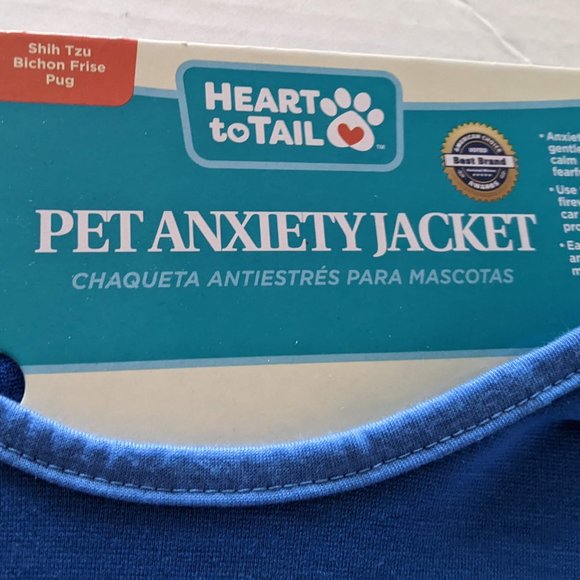Heart to Tail Anxiety Dog Jacket-S - Picture 3 of 5